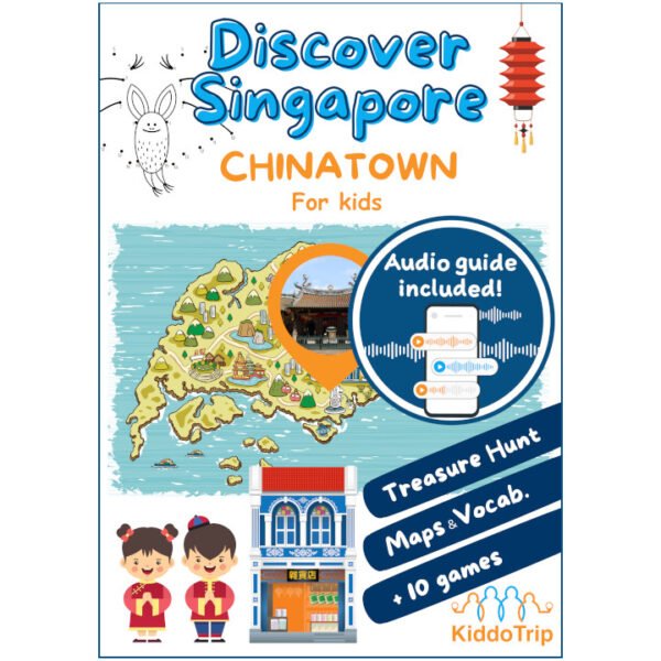 Singapore Chinatown Activity book for kids