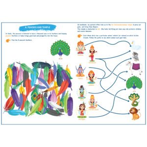 Activity book to visit Little India for kids 4-7 years old