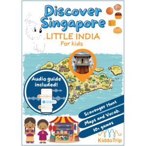 Activity book to visit Little India for kids